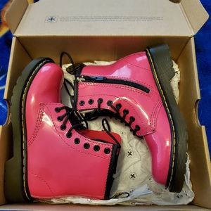 Hot Pink Hightop Girls Doc Martens Size 12